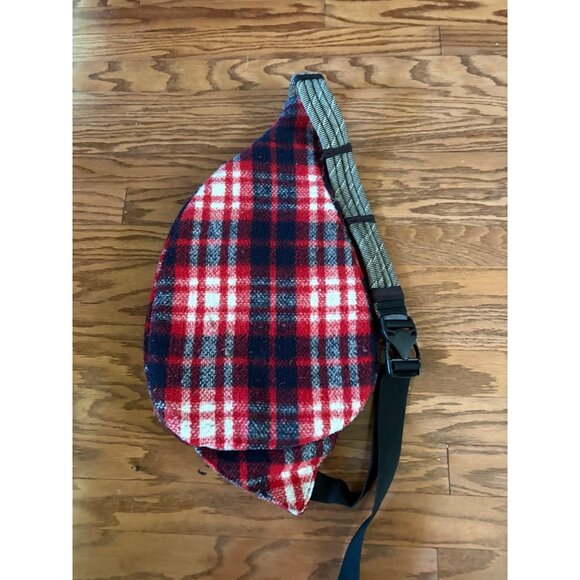 Kavu Plaid Sling Backpack - Picture 2 of 3